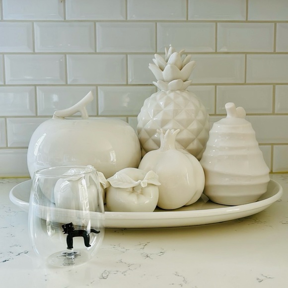 Anthropologie Eerie Cat 🐈‍⬛ Stemless Wine Glass - Picture 3 of 13